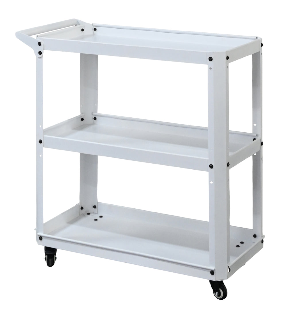 Bespoke 3-Tier Rolling Cart | Multiple Colors & Custom Options Available