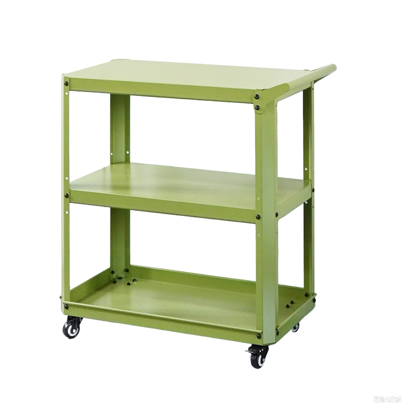 Customizable Green Utility Cart | Heavy Duty Steel Trolley for All Use