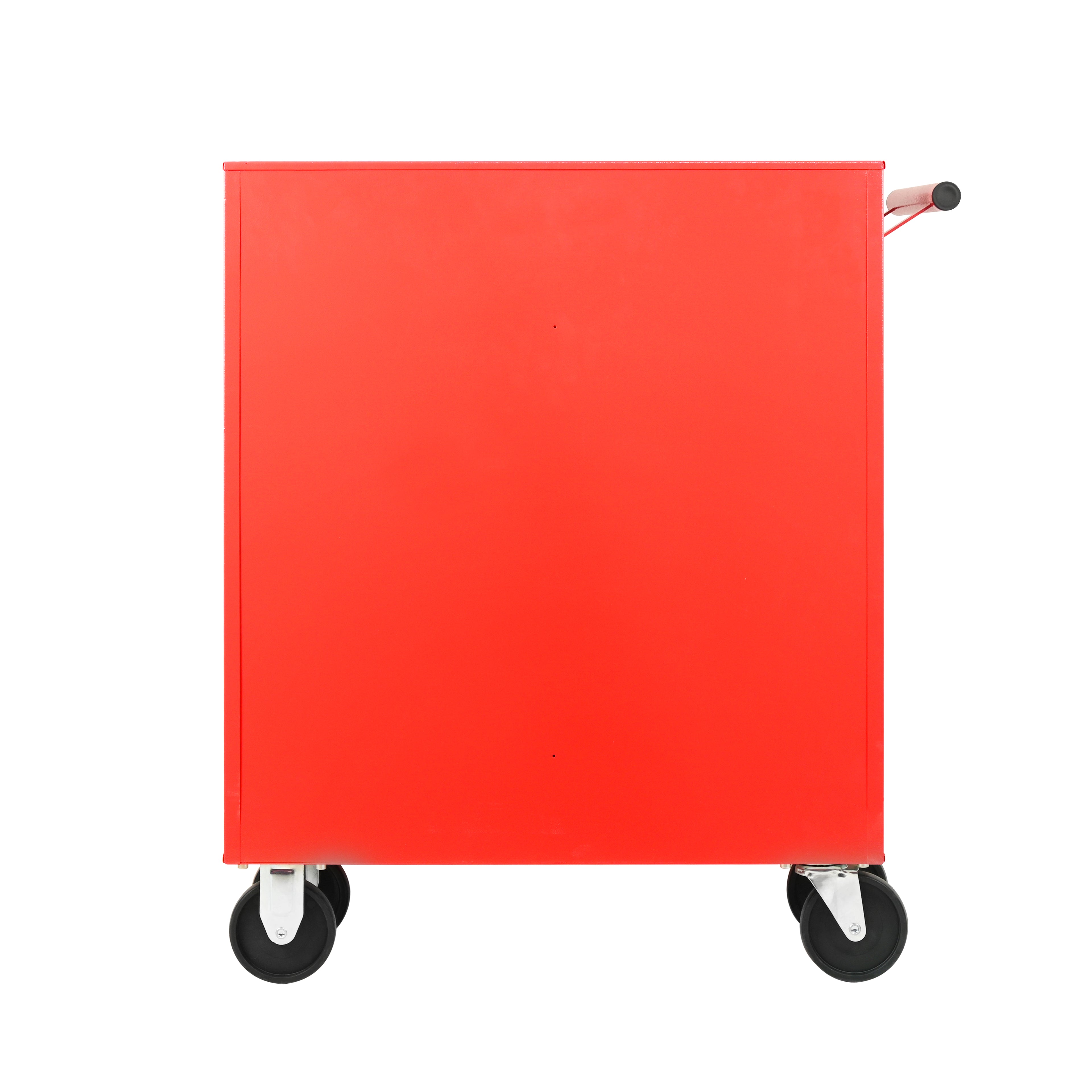 Lockable Rolling Tool Cabinet, Industrial Tool Storage Trolley with Drawers