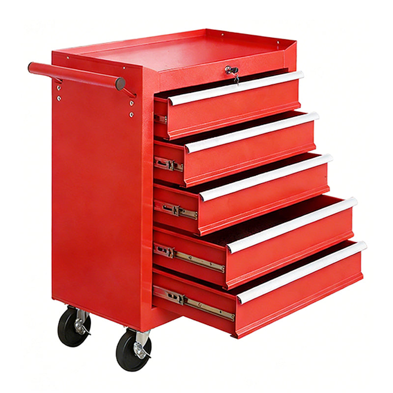 Heavy Duty Rolling Tool Chest with 7 Drawers, Lockable Tool Storage Cabinet on Wheels