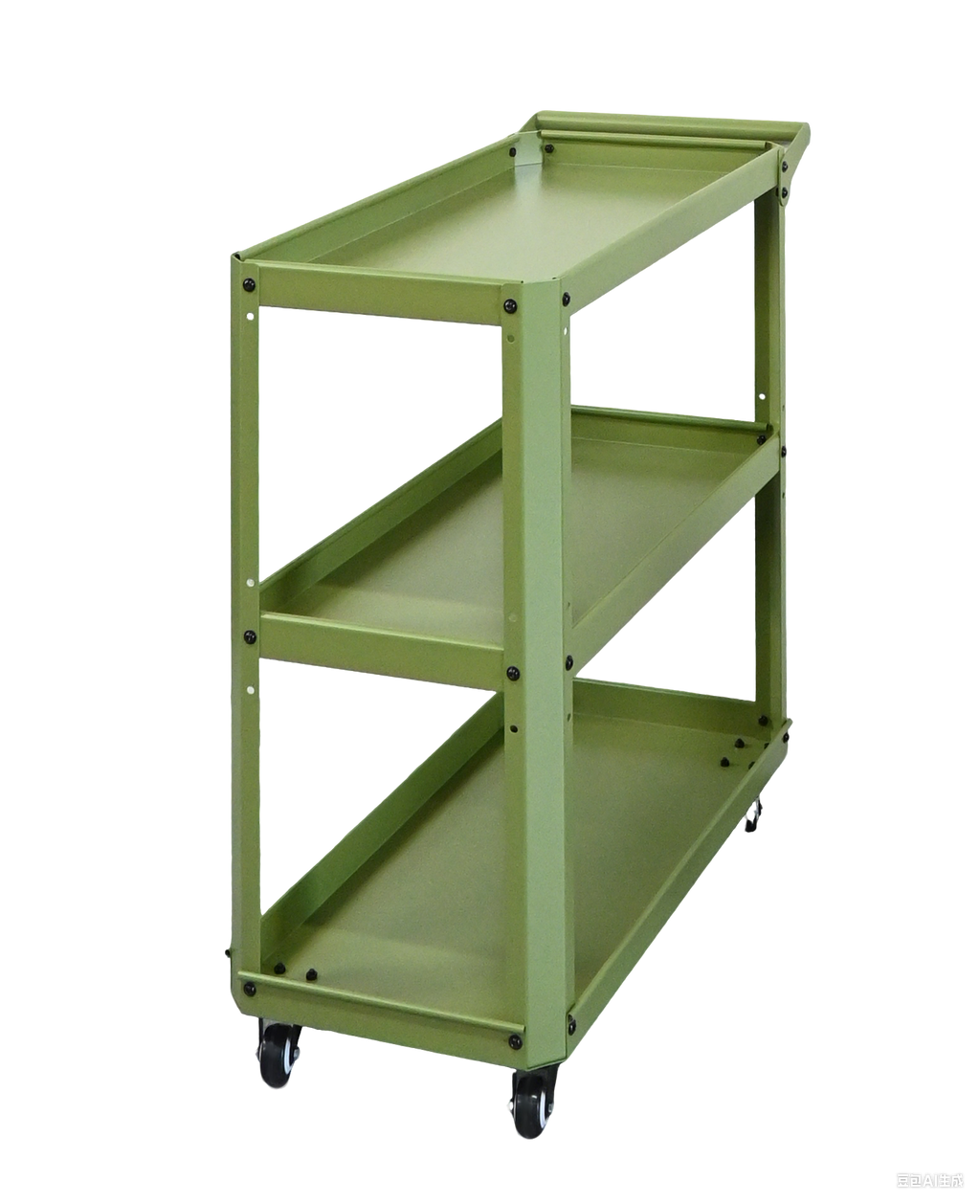 Customizable Green Utility Cart | Heavy Duty Steel Trolley for All Use