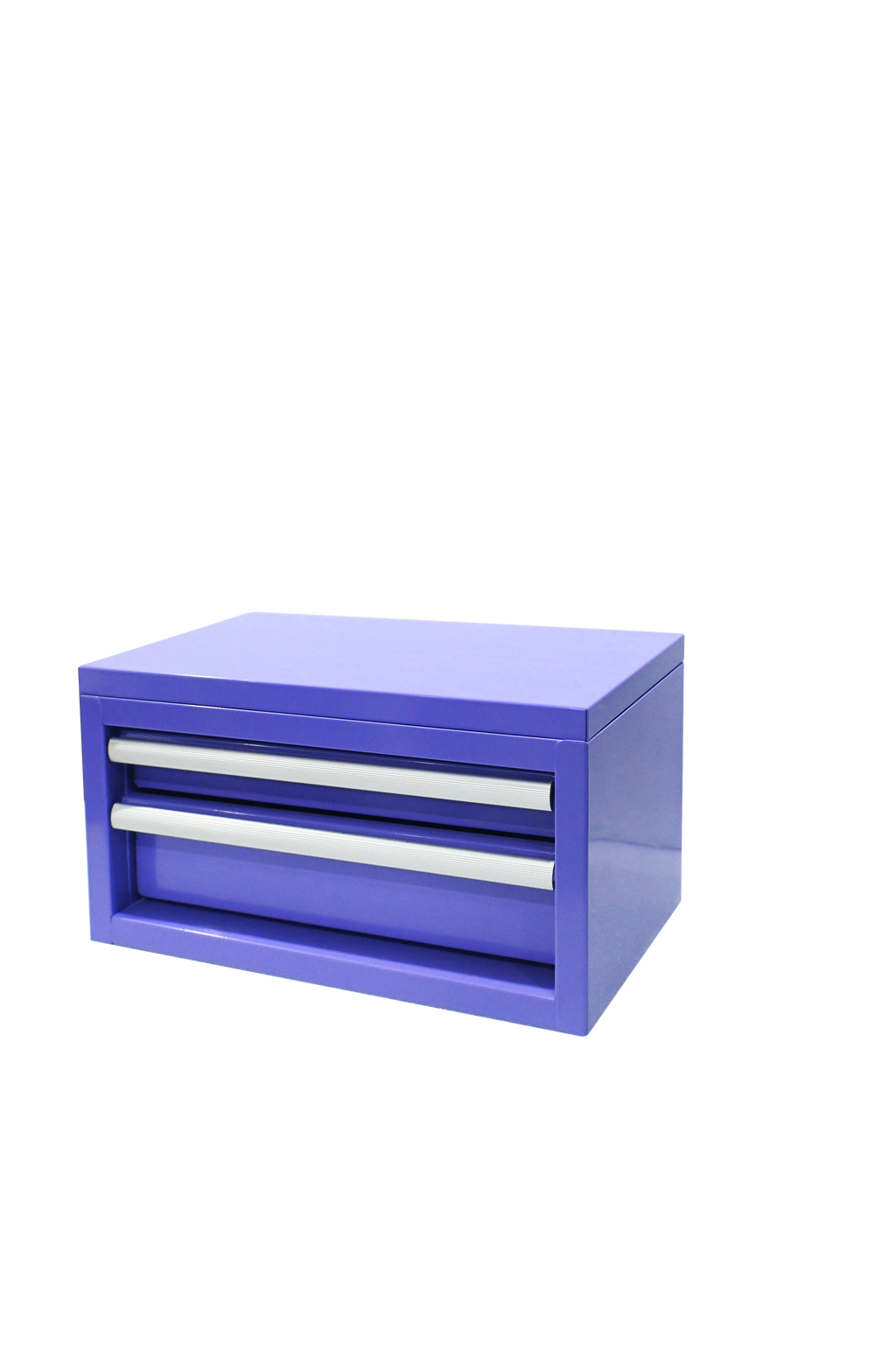 Mini Red Steel Tool Chest with Flip Top, 2 Drawer Small Tool Storage Cabinet for Garage