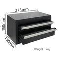 Industrial Steel Handheld Tool Box | Compact Portable Storage Case