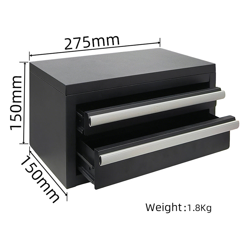Industrial Steel Handheld Tool Box | Compact Portable Storage Case