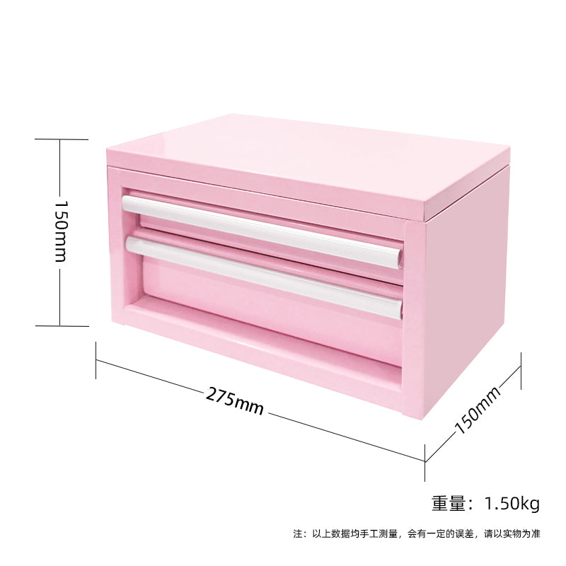 Compact Metal Tool Chest with Flip Lid, Perfect Small Tool Organizer for Home & Garage