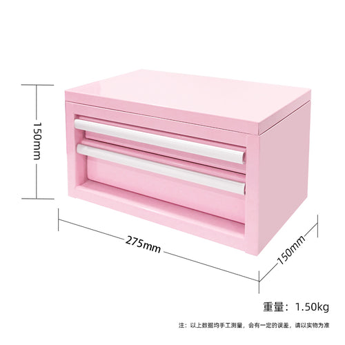 Compact Metal Tool Chest with Flip Lid, Perfect Small Tool Organizer for Home & Garage