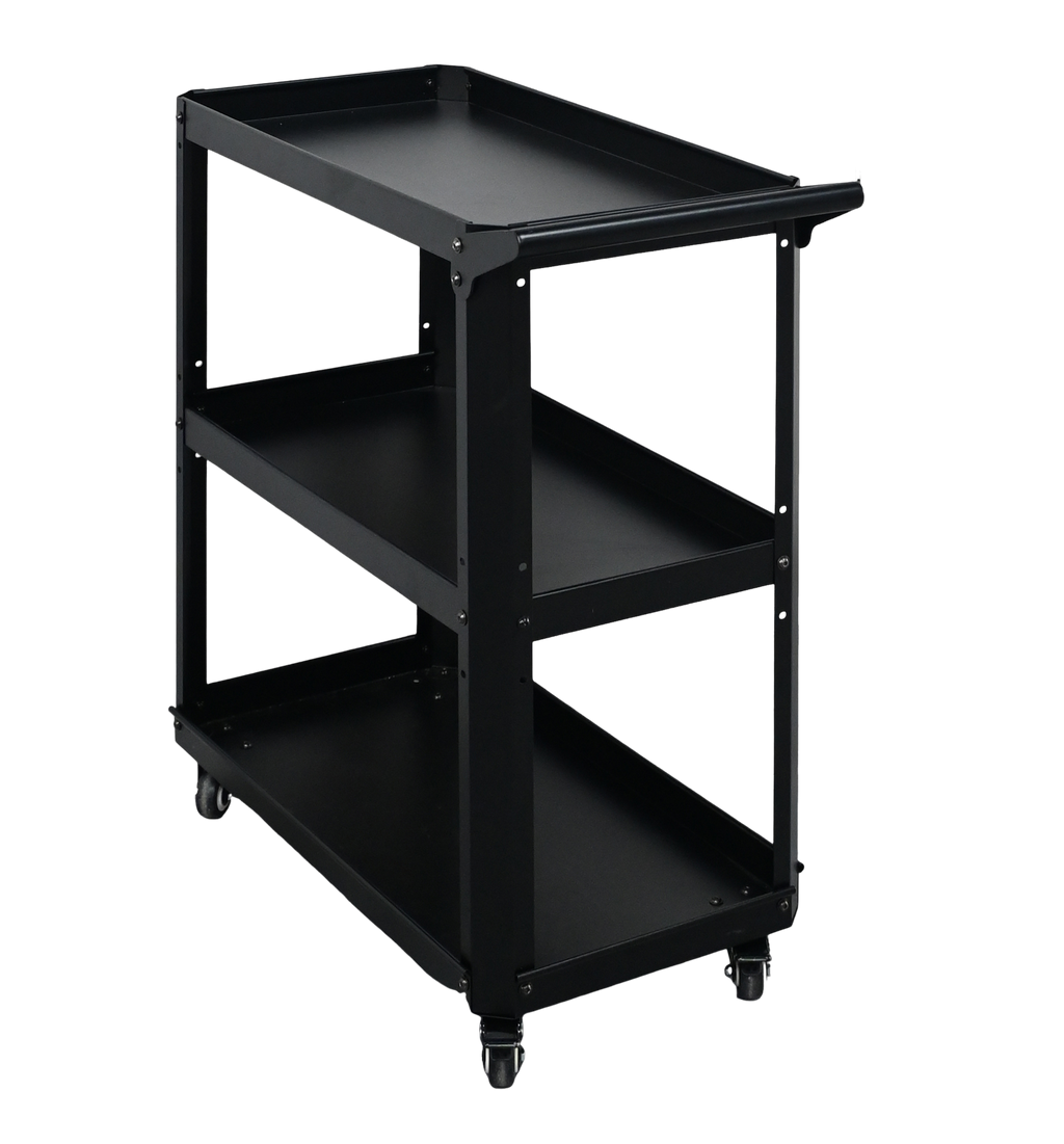 Bespoke 3-Tier Rolling Cart | Multiple Colors & Custom Options Available