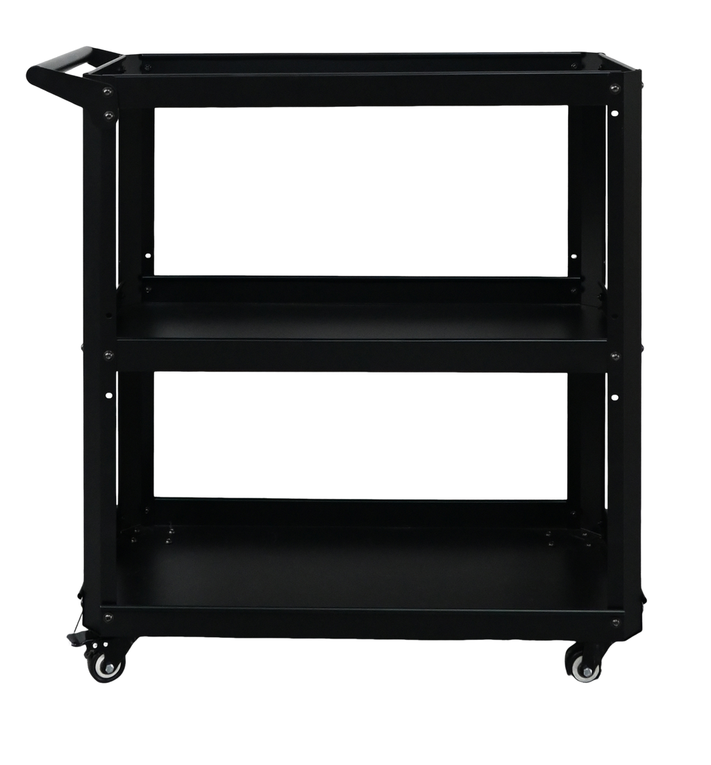 Bespoke 3-Tier Rolling Cart | Multiple Colors & Custom Options Available
